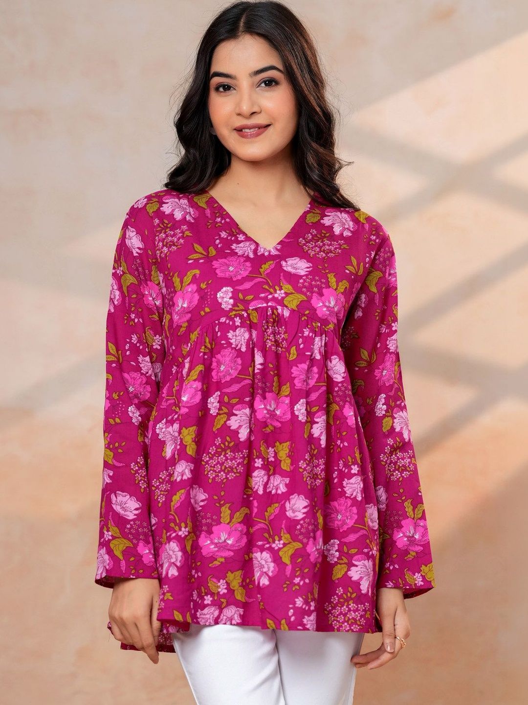 Here Now Pink Tops - Buy Here Now Pink Tops online in India