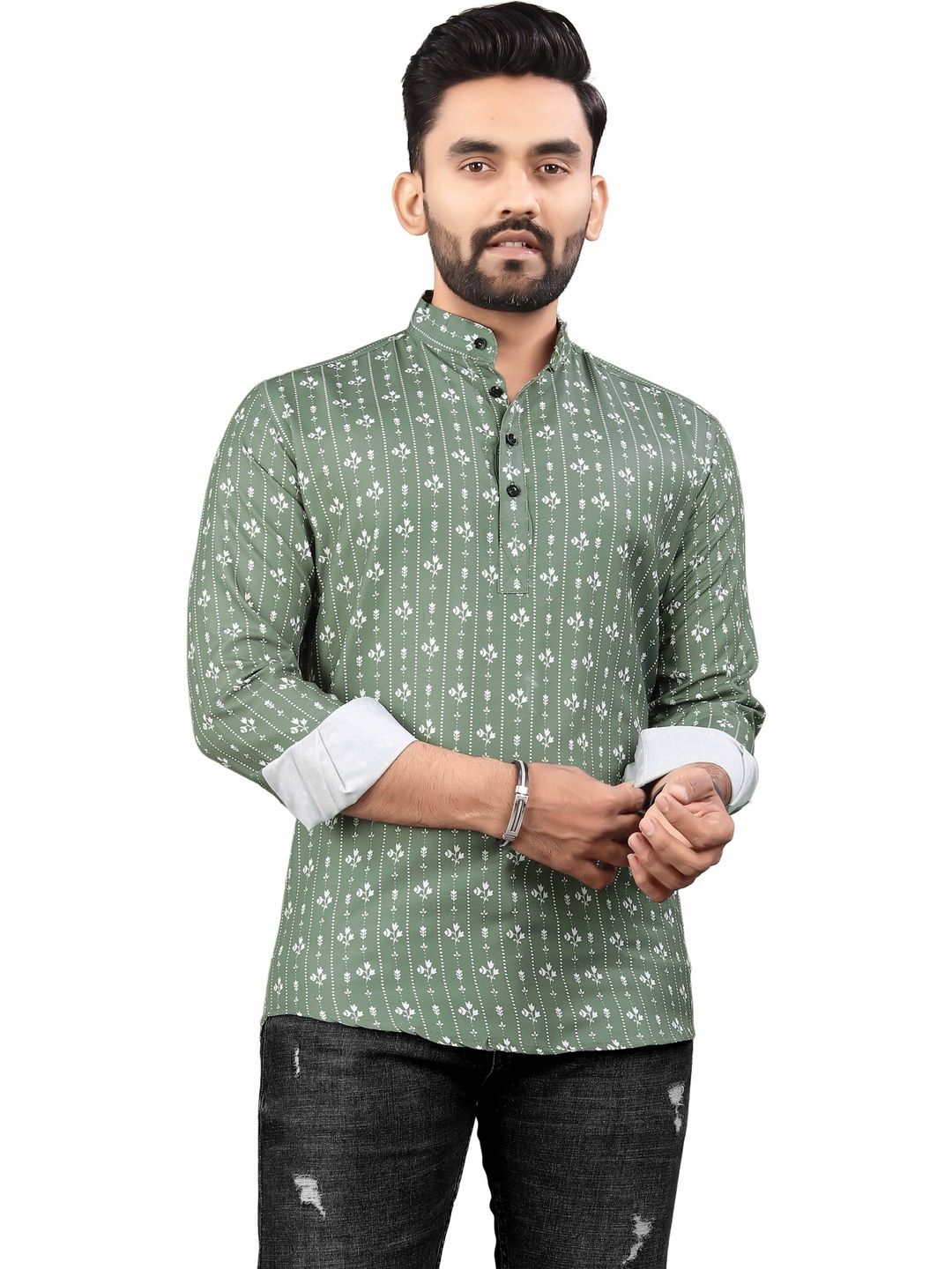 SEDUM SESTRI Men Ethnic Motifs Printed Kurta