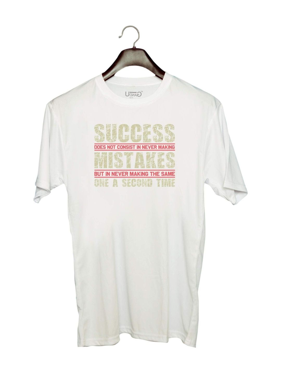 UDNAG Unisex Typography Printed T-shirt