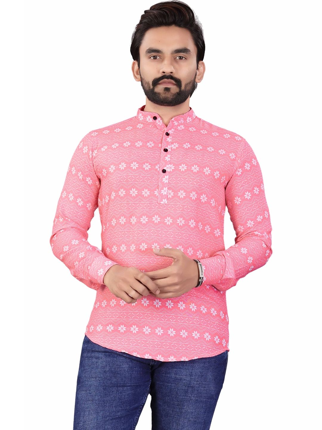 SEDUM SESTRI Men Ethnic Motifs Printed Kurta
