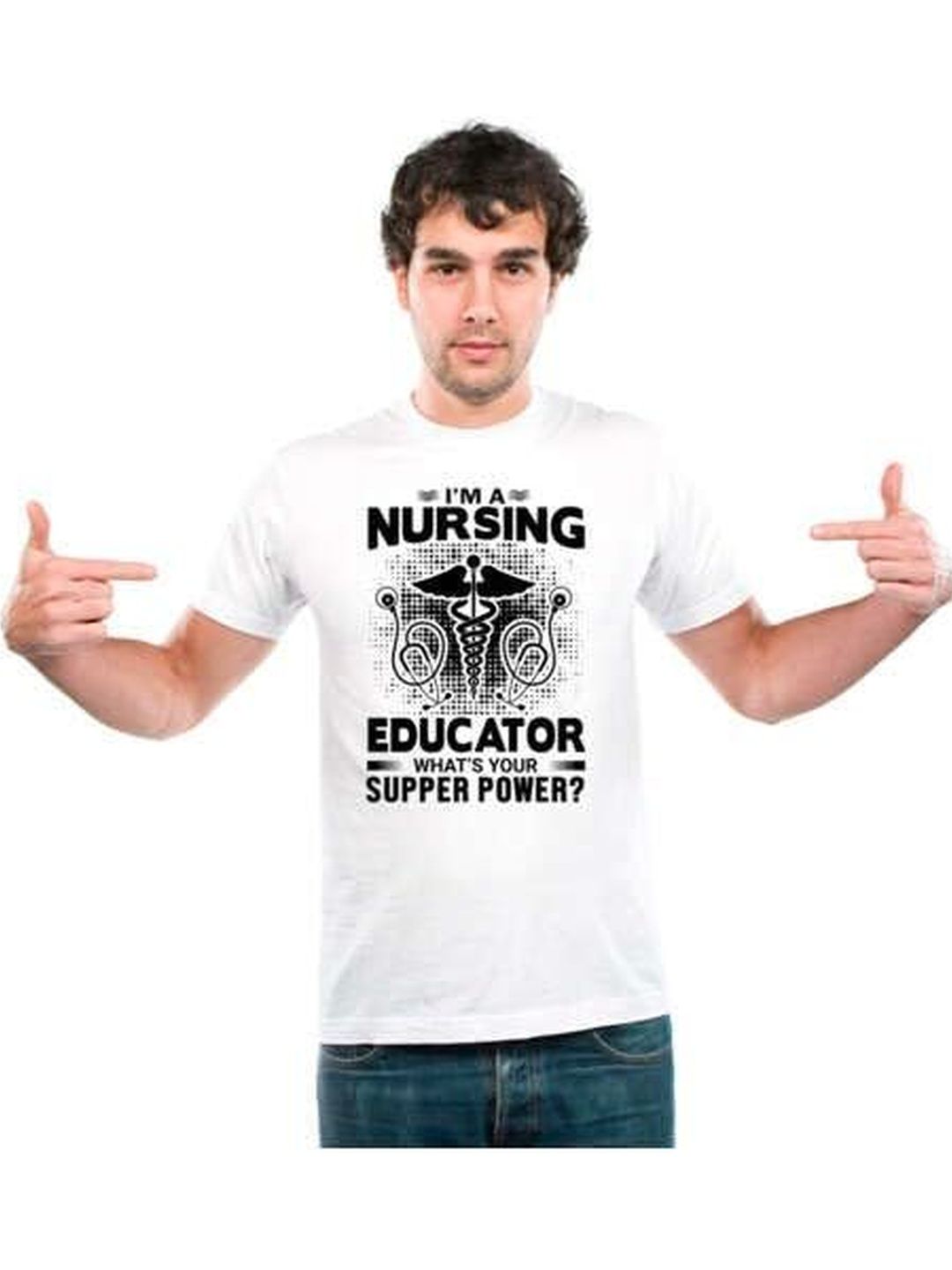 UDNAG Unisex Typography Printed T-shirt