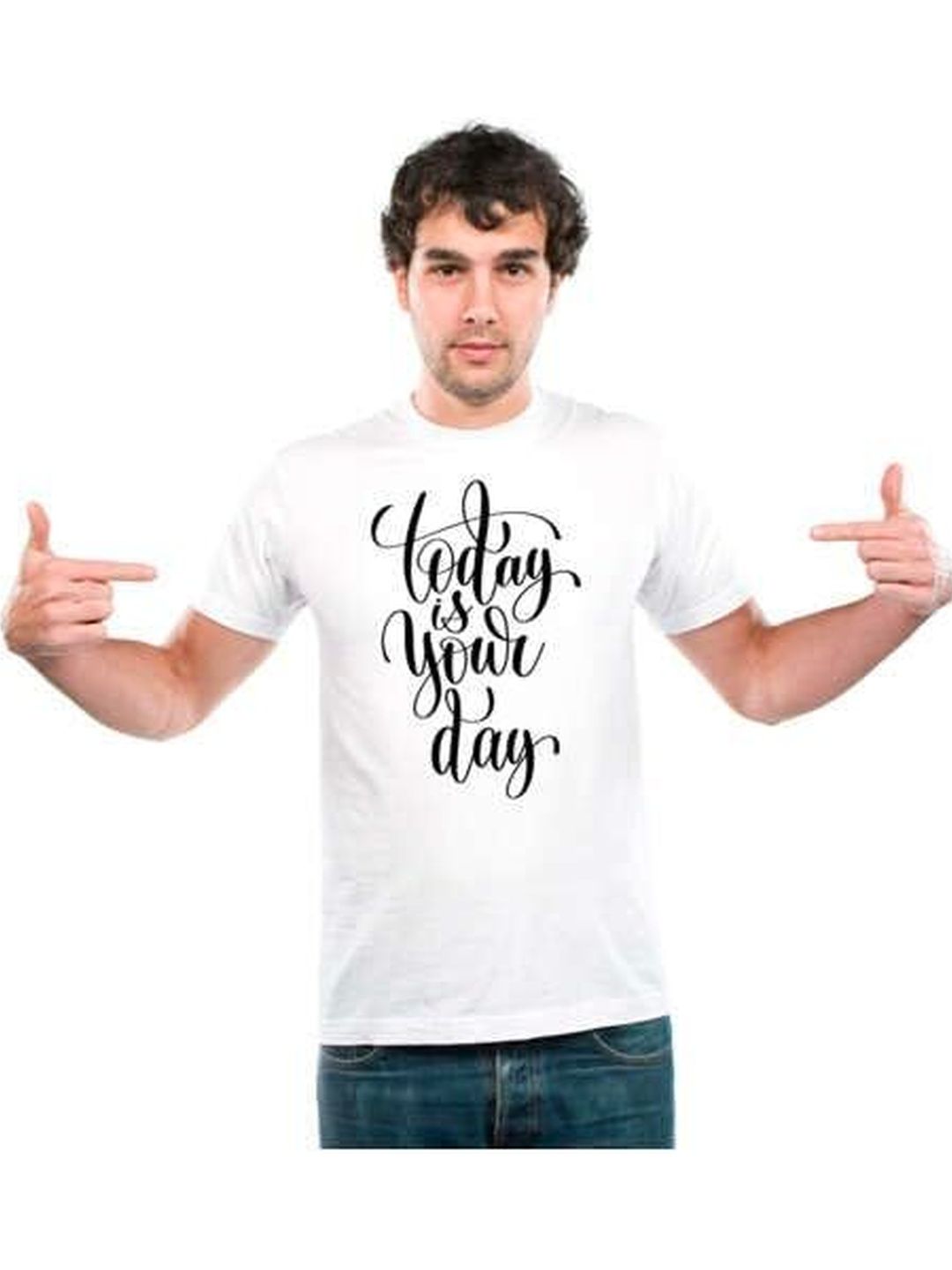UDNAG Unisex Typography Printed T-shirt