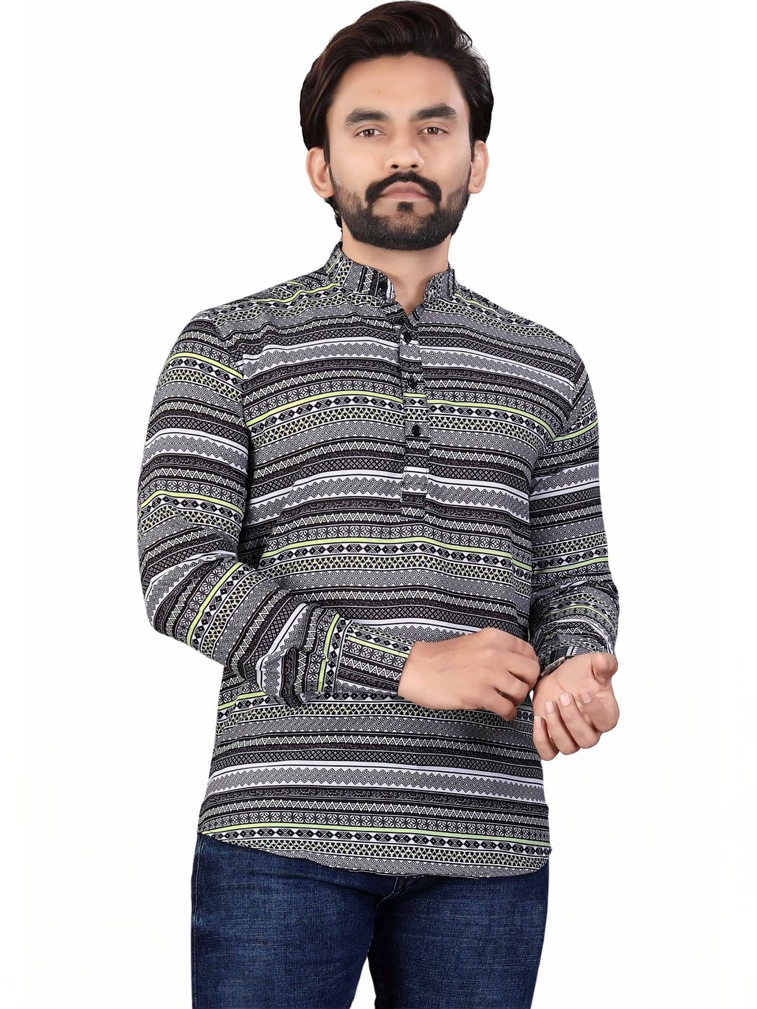 SEDUM SESTRI Men Ethnic Motifs Printed Kurta
