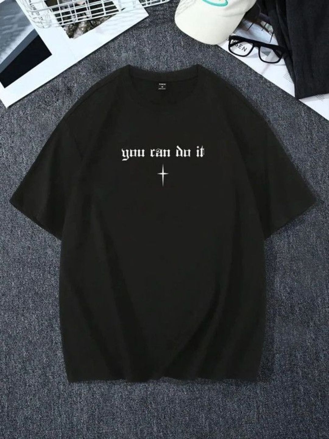 Annnackel Men Typography Printed T-shirt