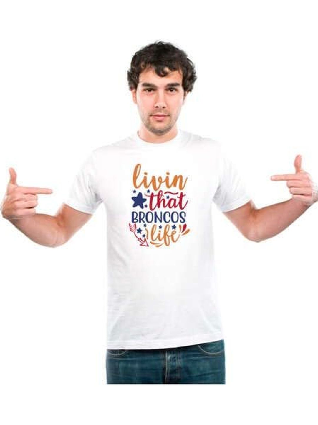 UDNAG Unisex Typography Printed T-shirt