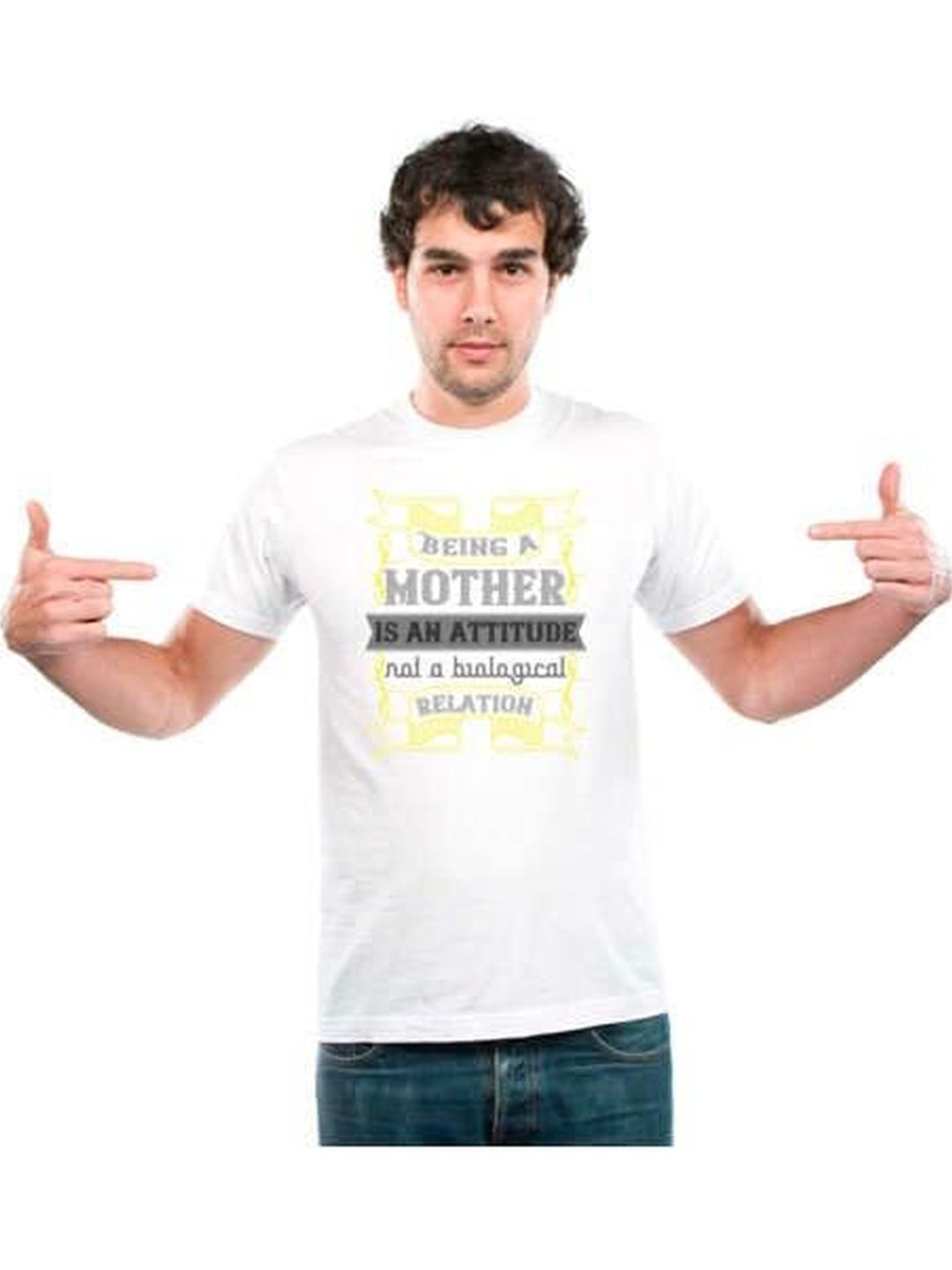 UDNAG Unisex Typography Printed T-shirt