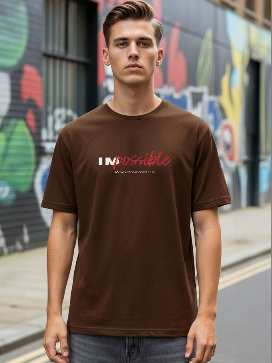 Timber N Threads Men Typography Printed T-shirt