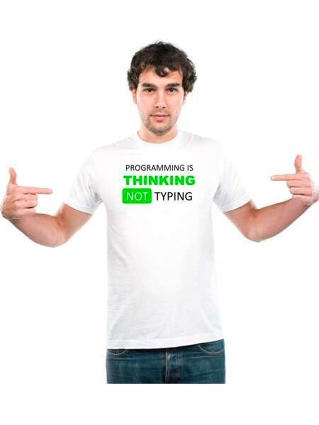 UDNAG Unisex Typography Printed T-shirt
