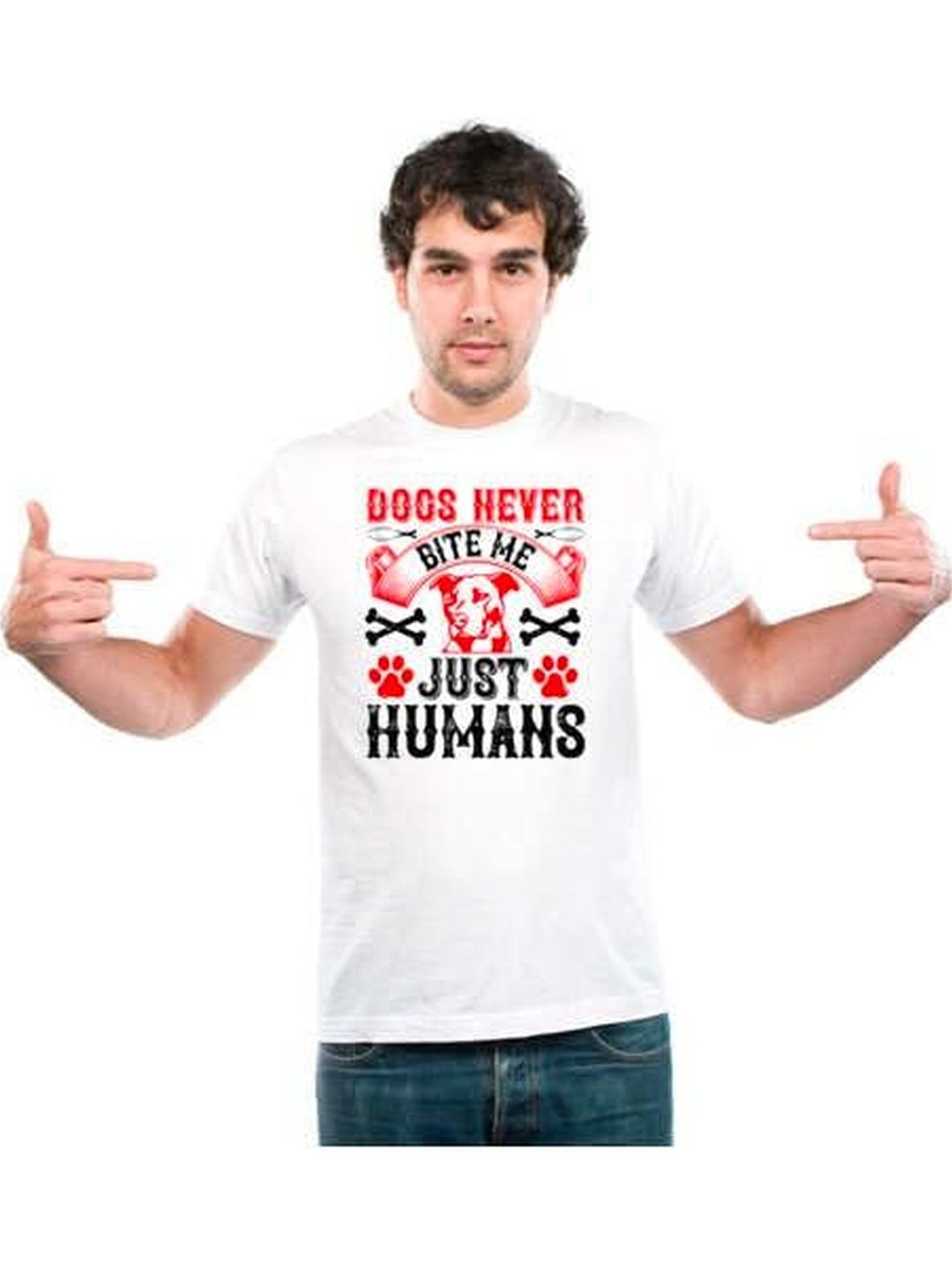 UDNAG Unisex Typography Printed T-shirt