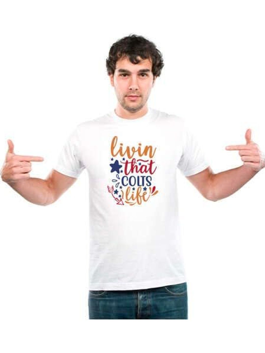 UDNAG Unisex Typography Printed T-shirt
