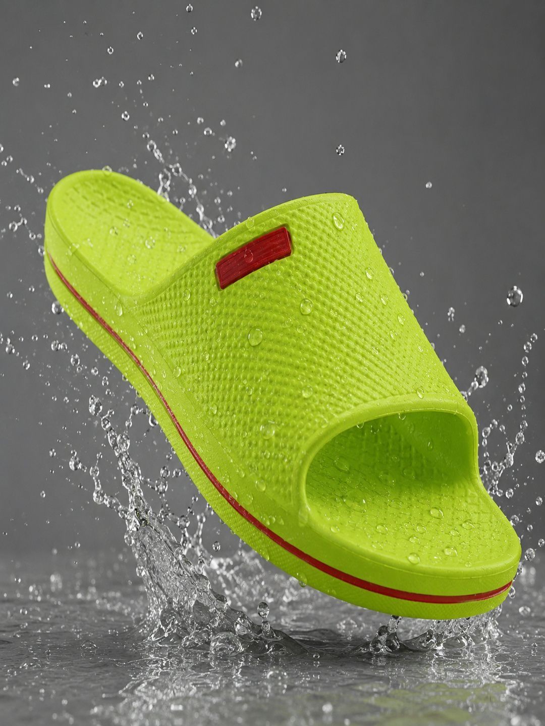 FIVEFEB Men Textured Flip-Flop