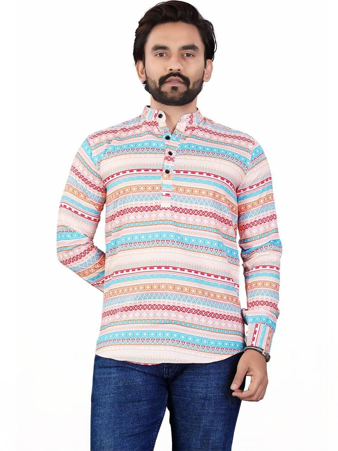 SEDUM SESTRI Men Ethnic Motifs Printed Kurta