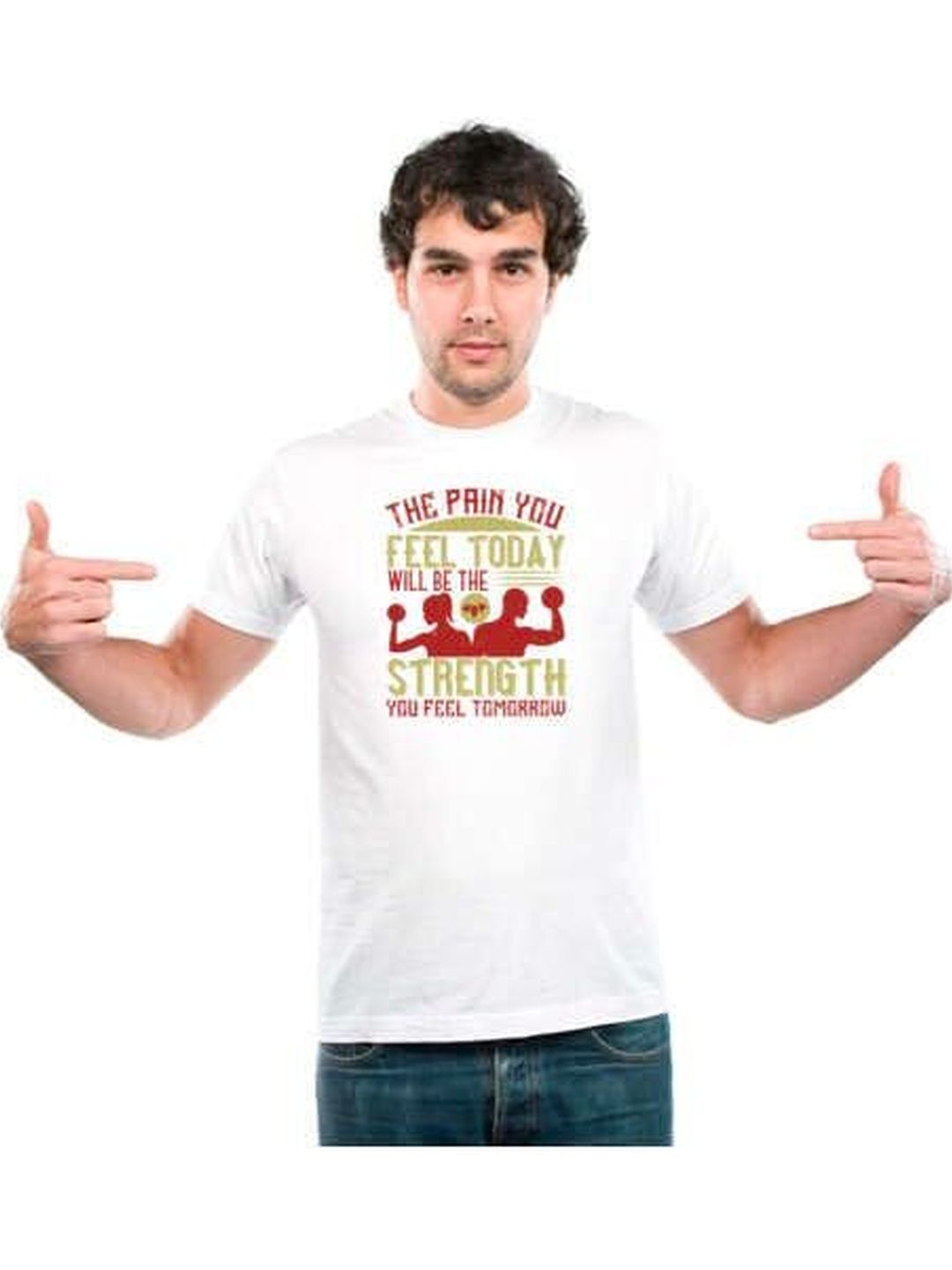 UDNAG Unisex Typography Printed T-shirt