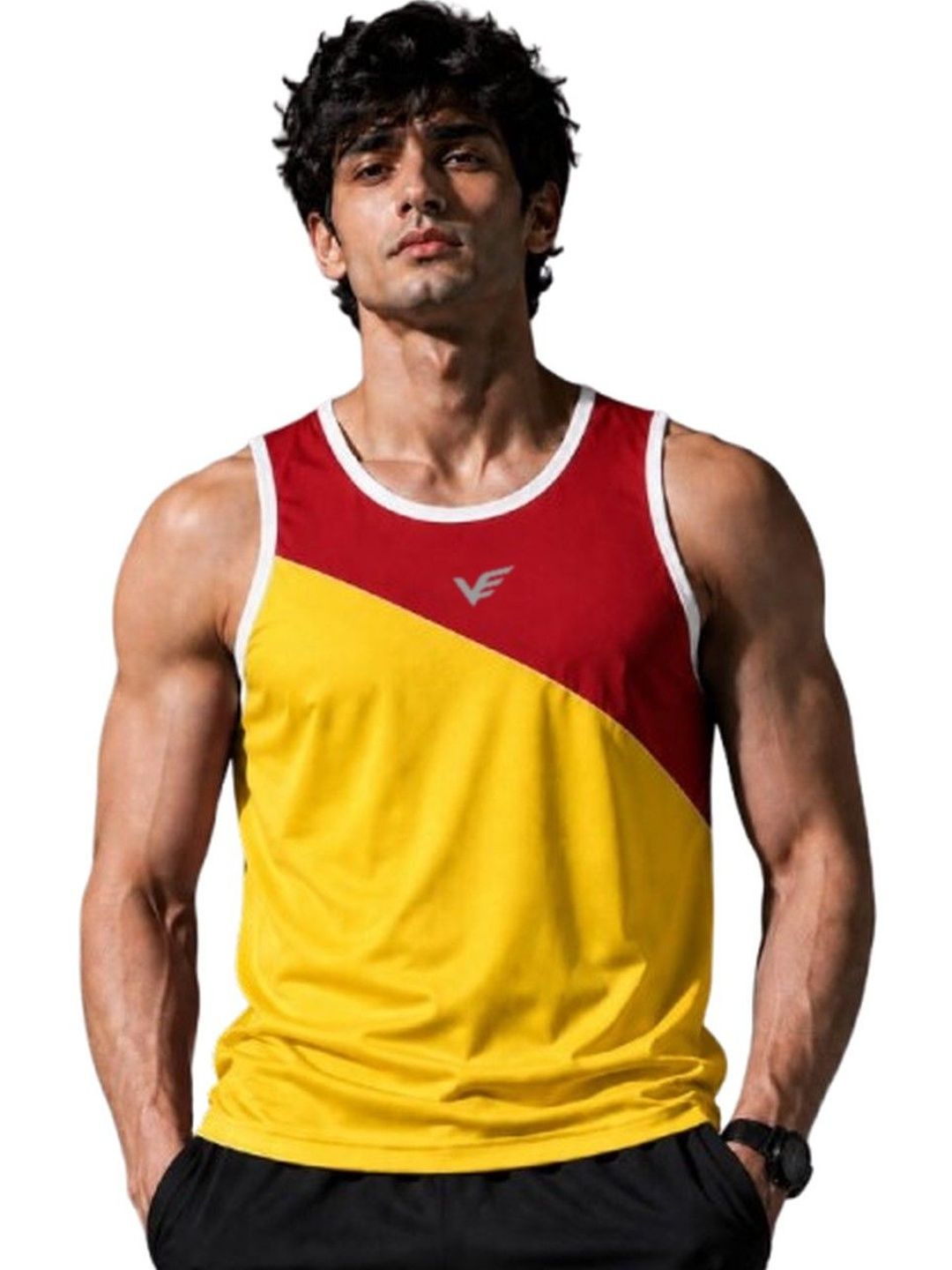 vestarix Colourblocked Gym Vest