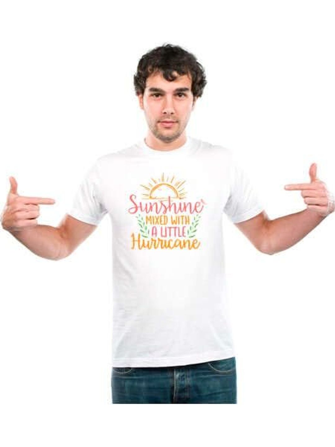 UDNAG Unisex Typography Printed T-shirt