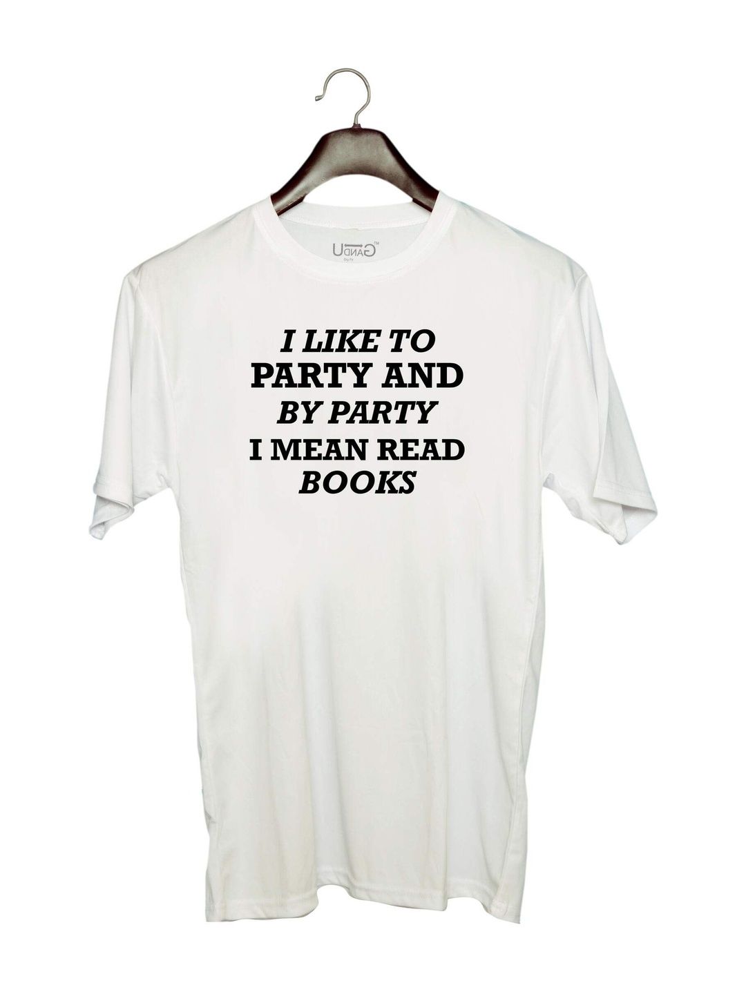 UDNAG Unisex Typography Printed T-shirt