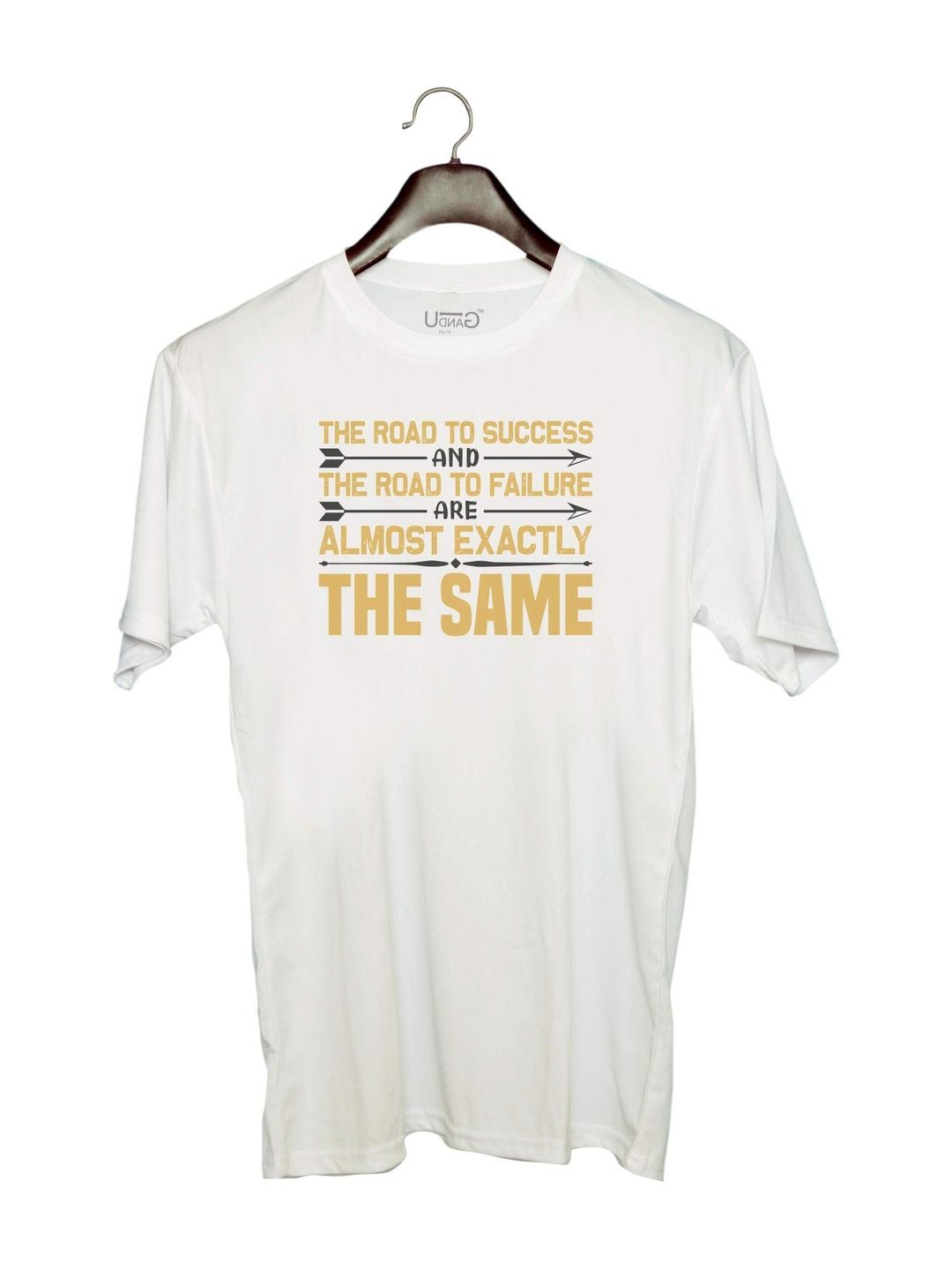 UDNAG Unisex Typography Printed T-shirt