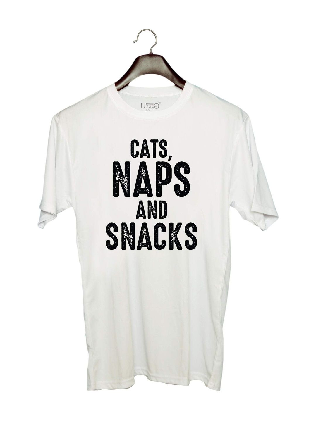 UDNAG Unisex Typography Printed T-shirt