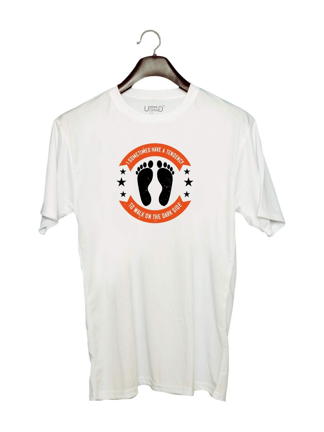 UDNAG Unisex Typography Printed T-shirt