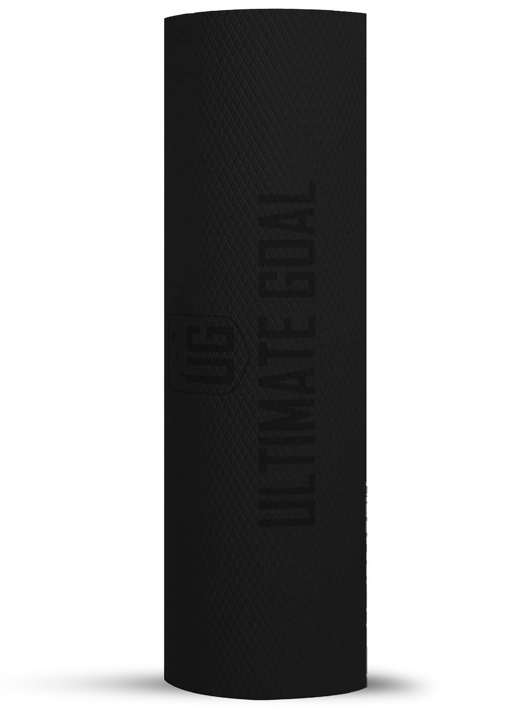UG SPORTS UG SPORTS Black Anti-Slip Yoga Mat With Carry Bag