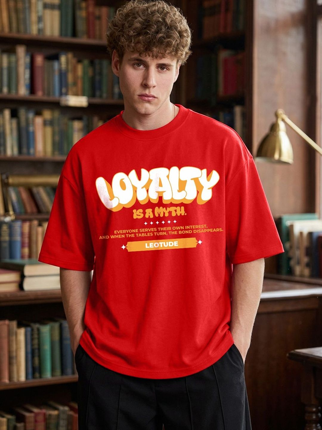 JUST ROAR JUST ROAR Men Typography Printed T-shirt