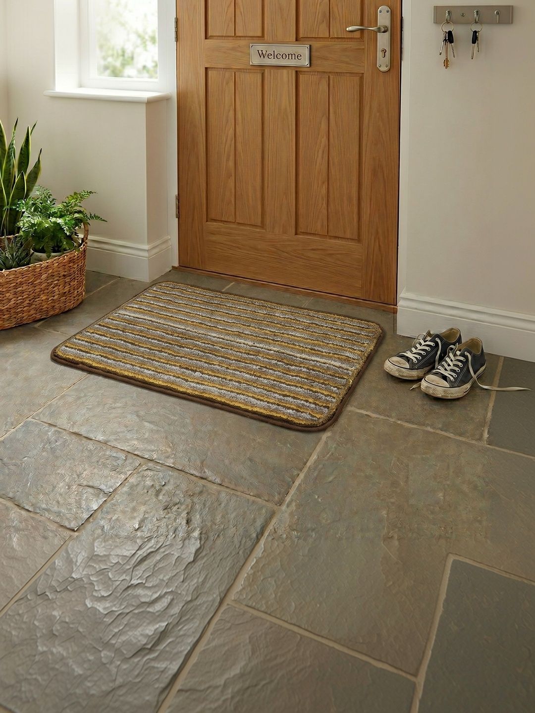 AaHo Decor AaHo Decor Brown High Absorbent Doormat