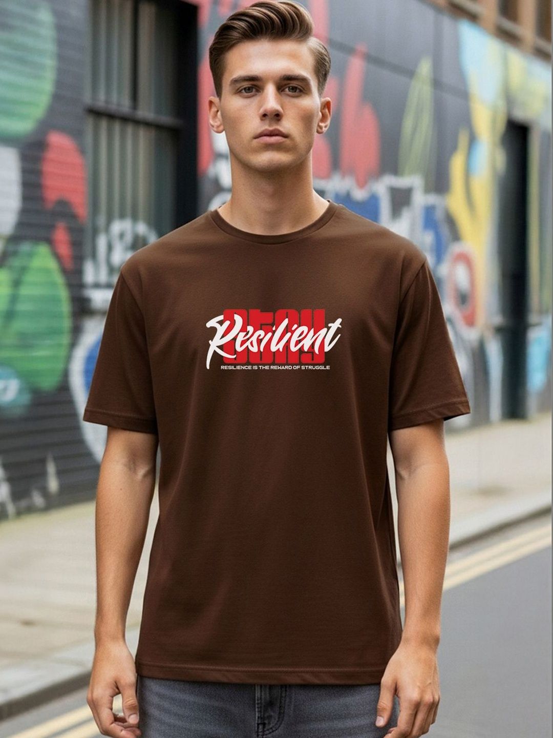 Timber N Threads Men Typography Printed T-shirt