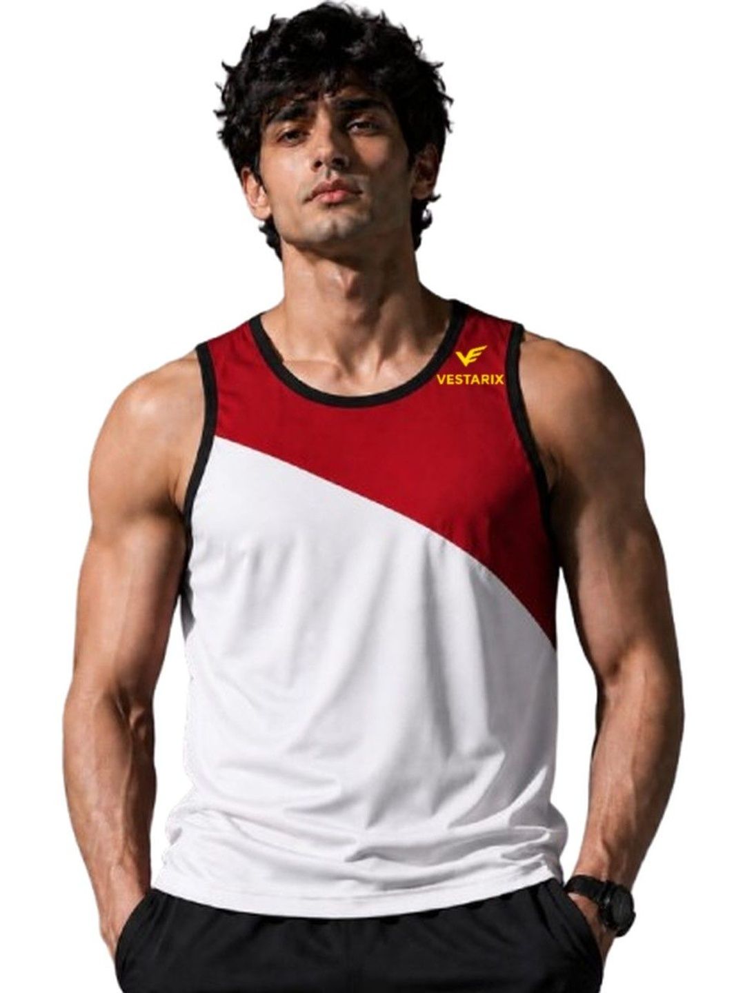 vestarix Colourblocked Gym Vest
