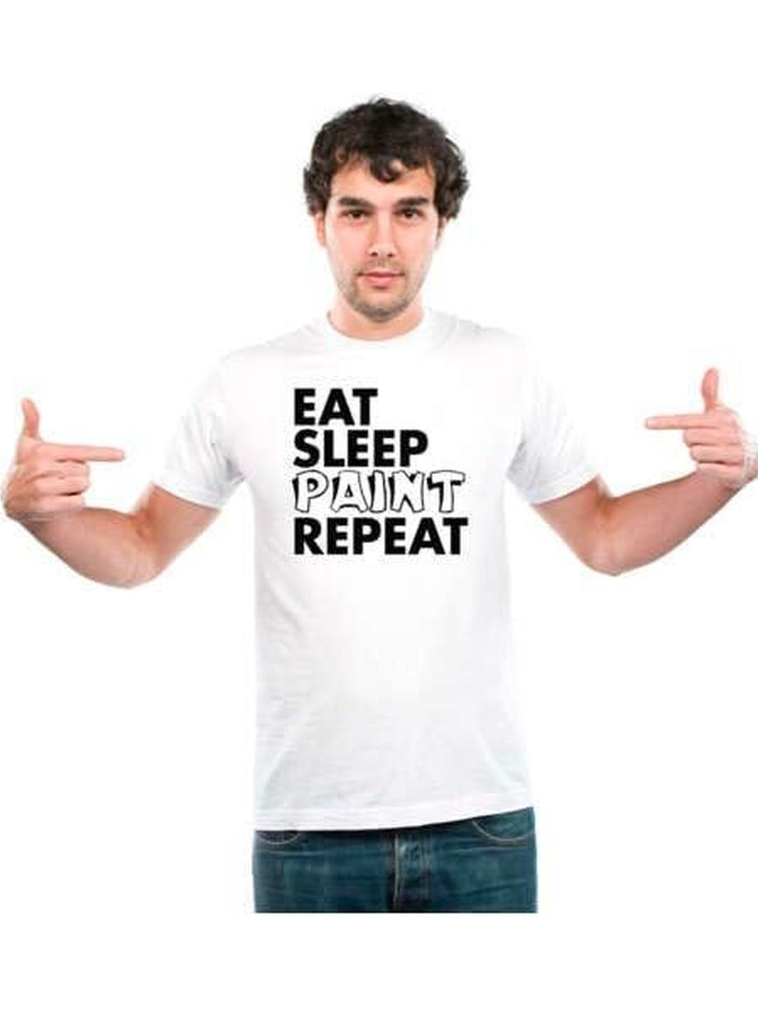 UDNAG Unisex Typography Printed T-shirt