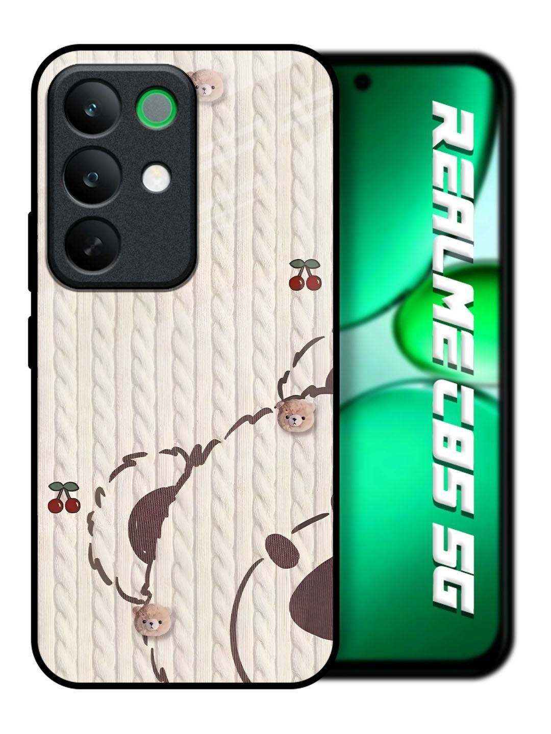 QRIOH Quirky Printed Realme C85 5G Back Case Mobile Accessories