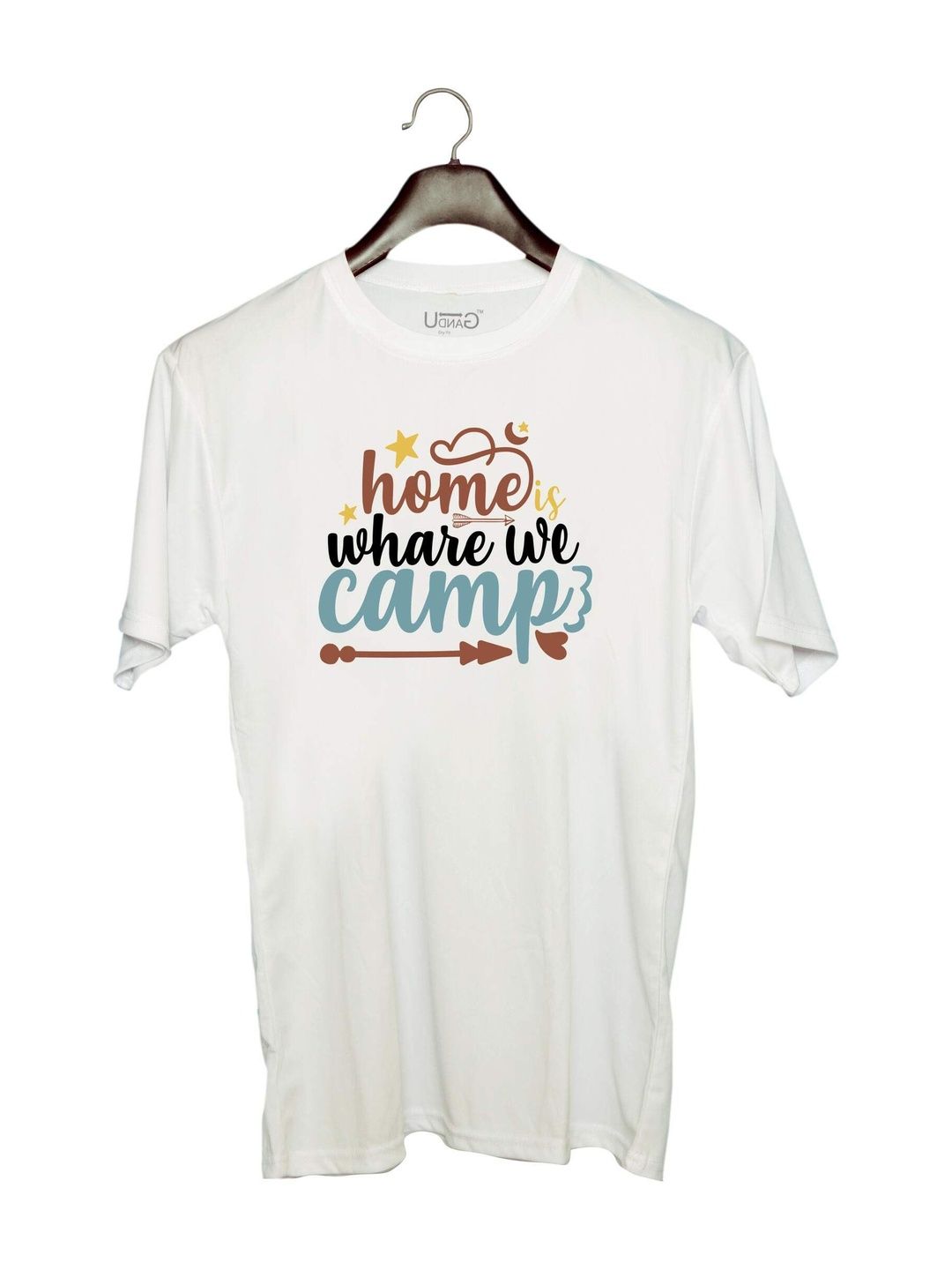 UDNAG Unisex Typography Printed T-shirt