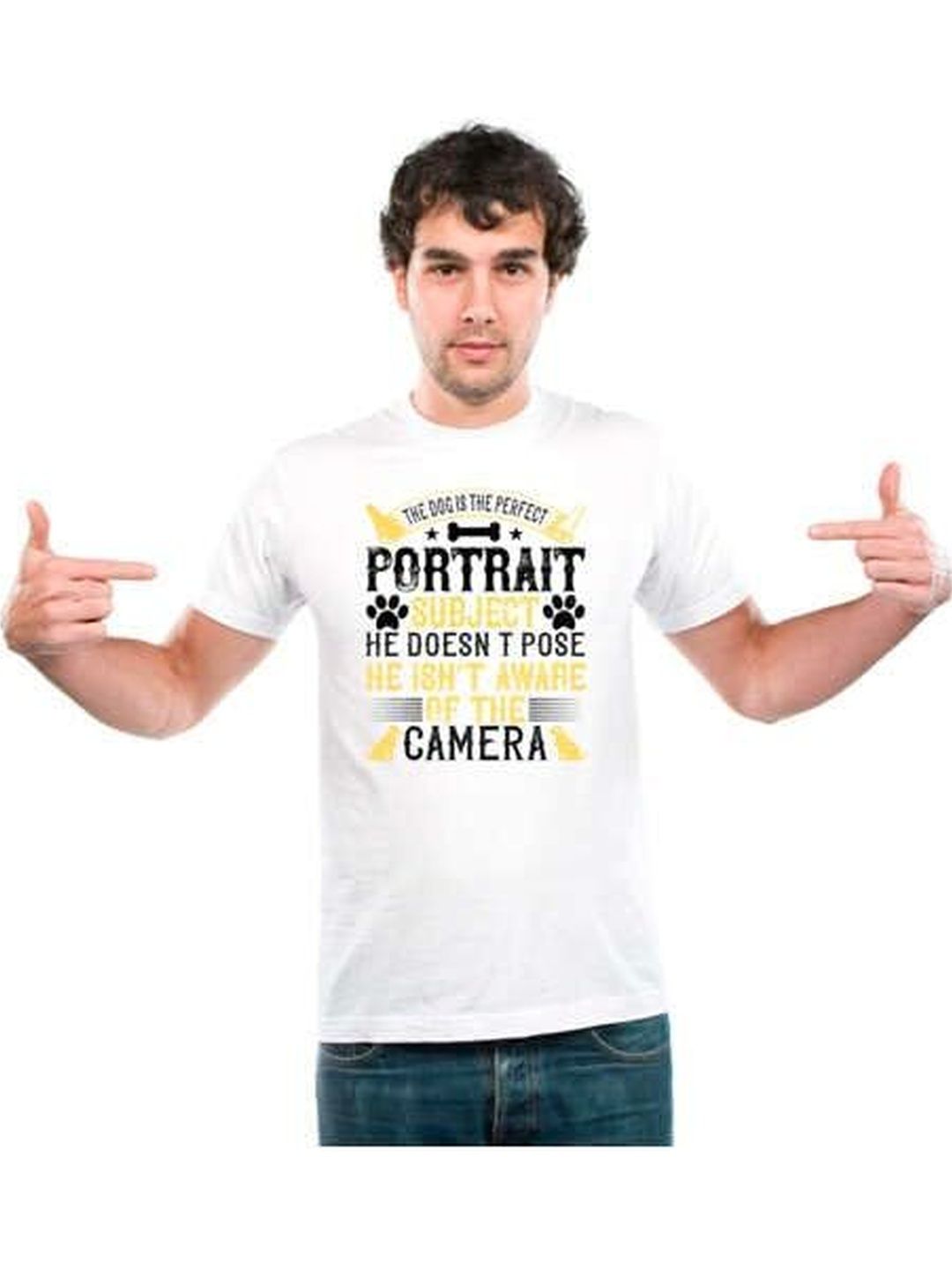 UDNAG Unisex Typography Printed T-shirt