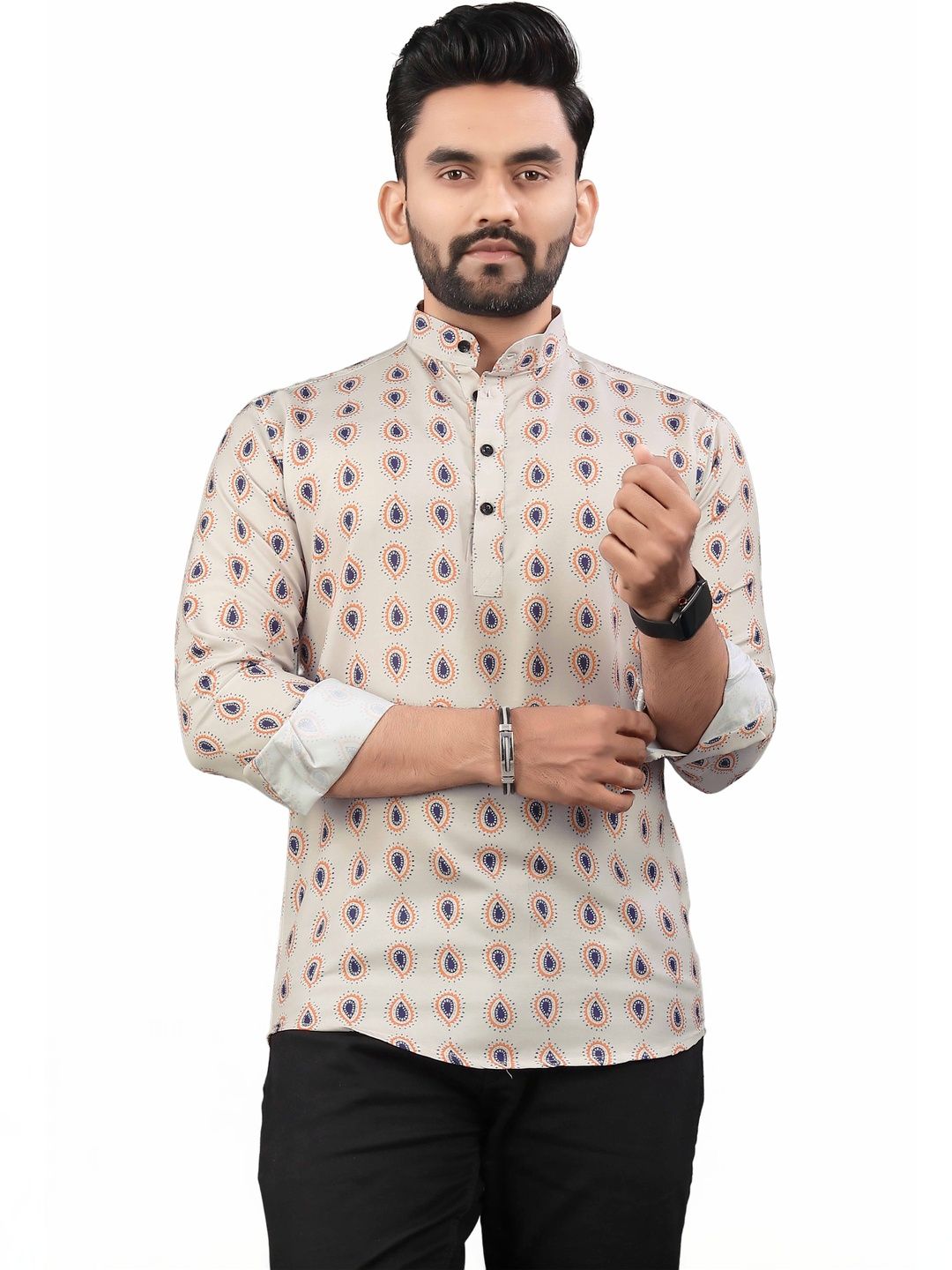SEDUM SESTRI Men Paisley Printed Kurta