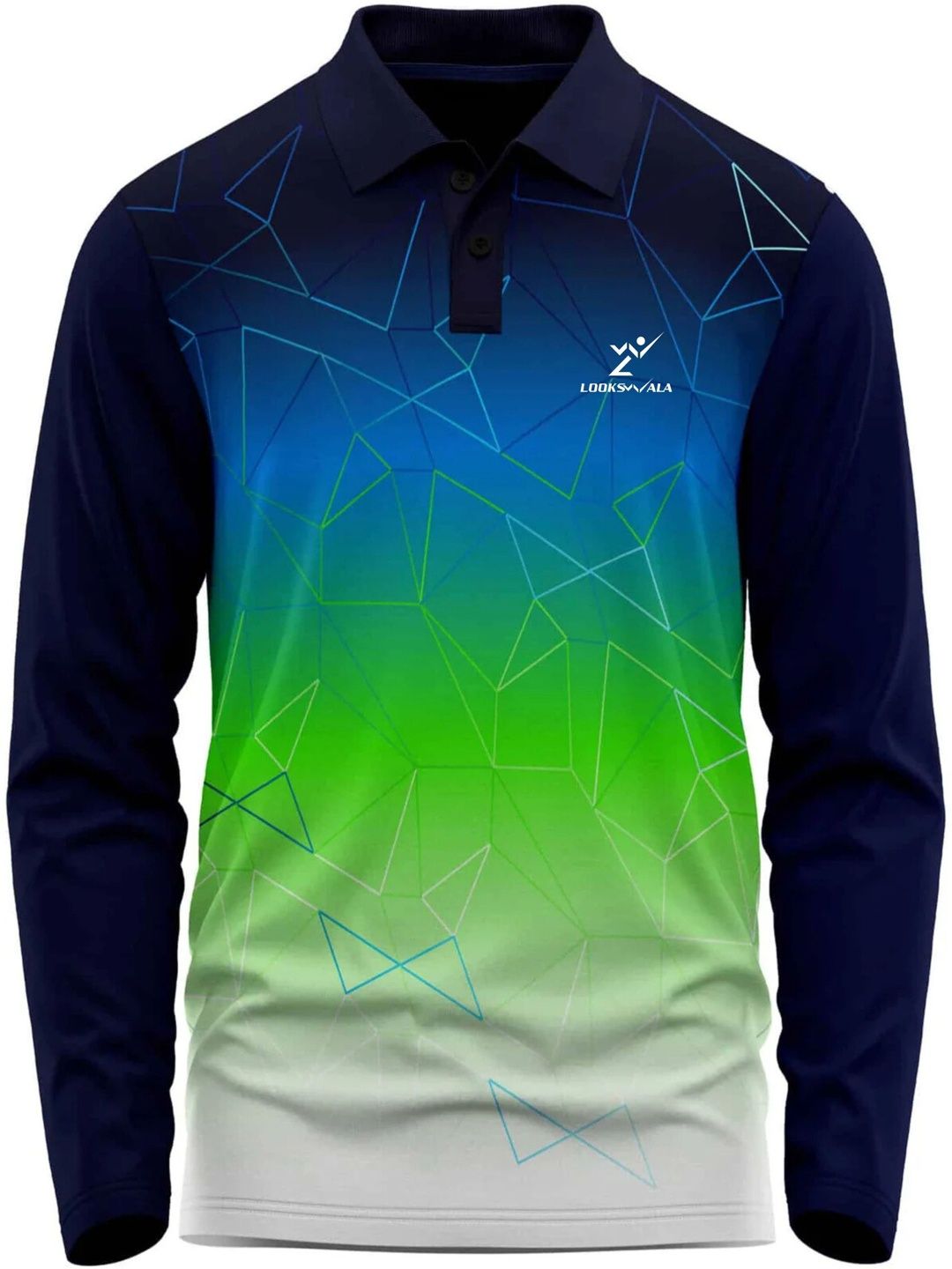 Lookswala Men Printed Polo Collar T-shirt