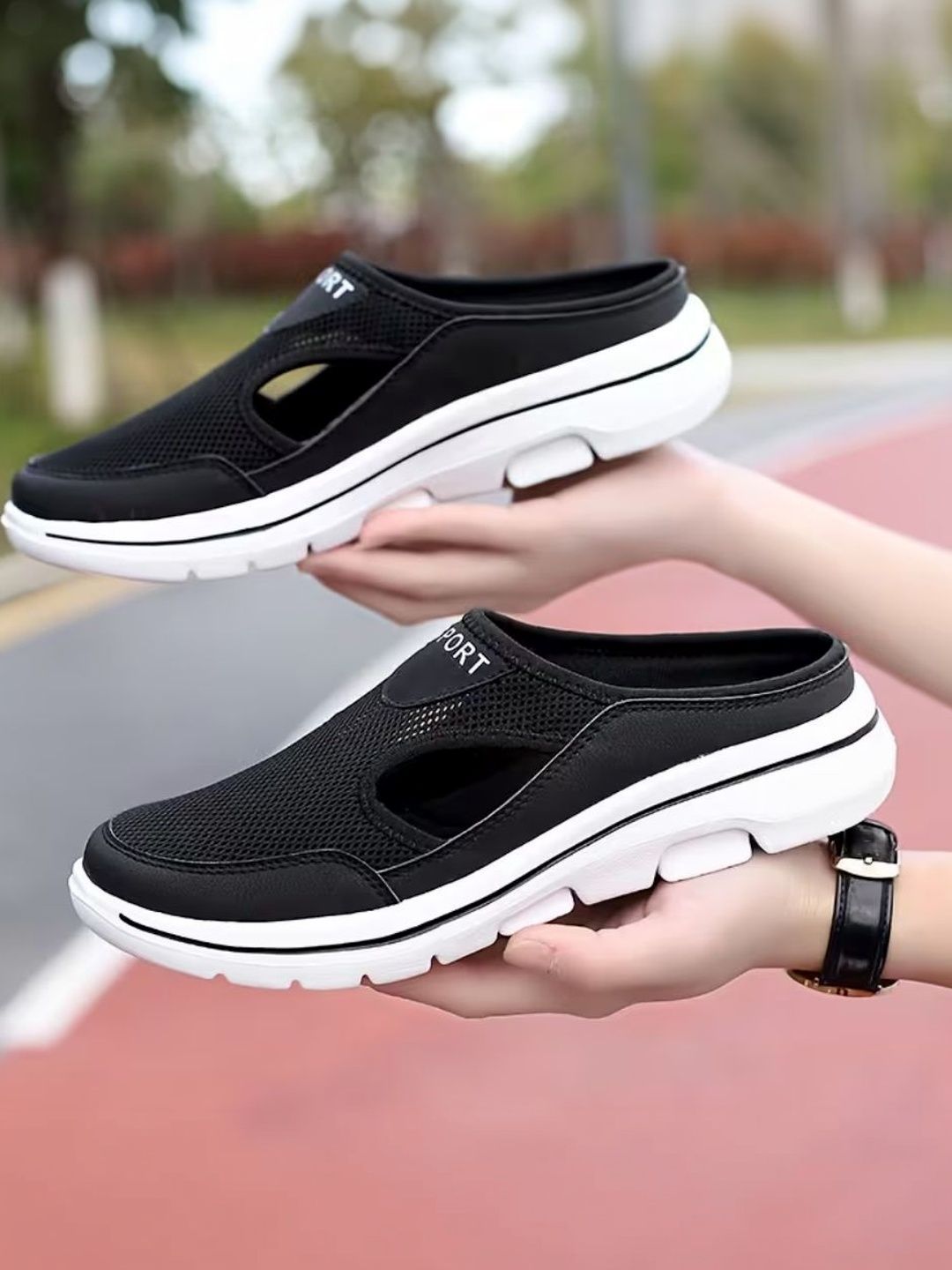 knoos knoos Men Textured Mule Sneakers