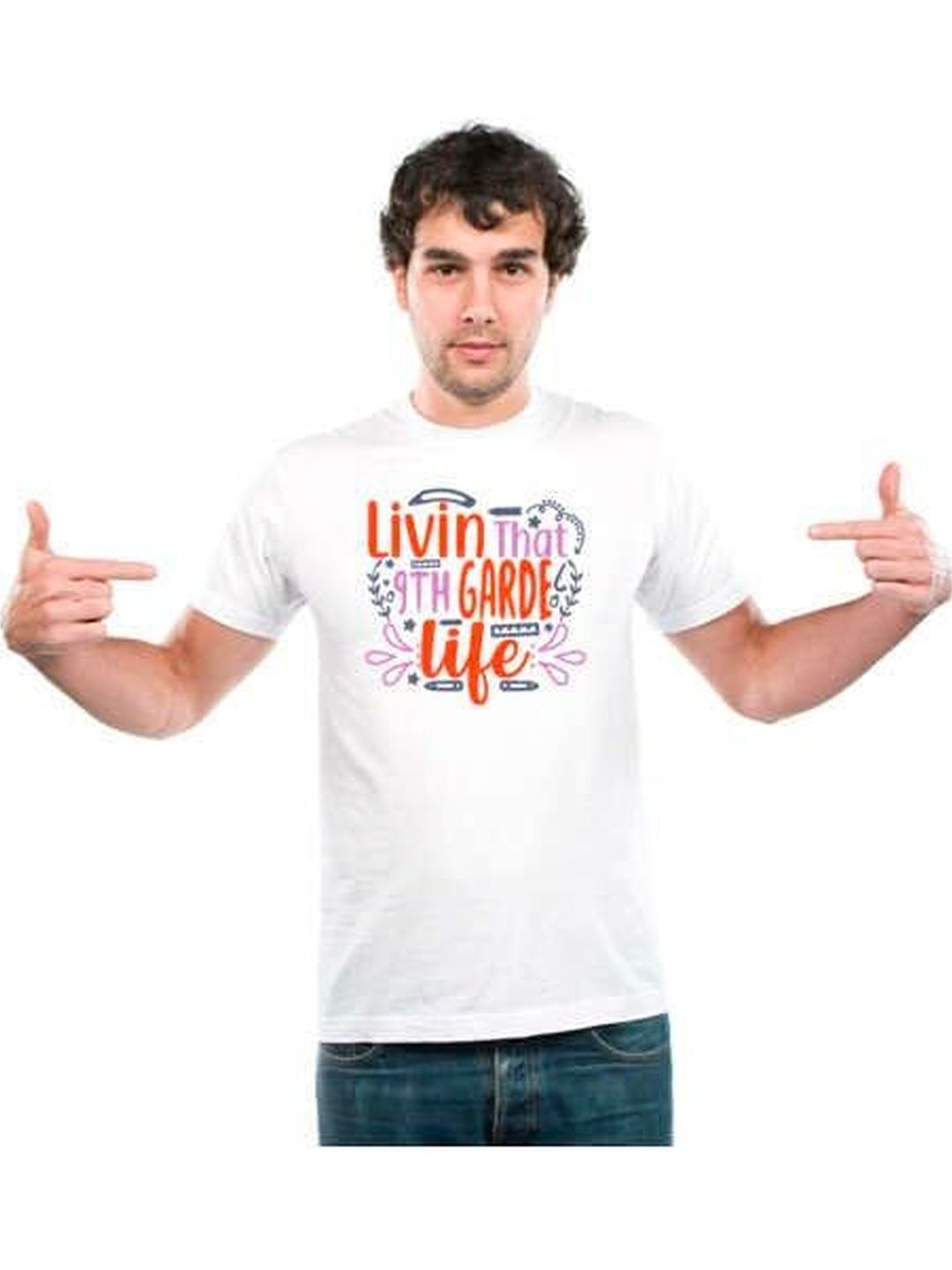 UDNAG Unisex Typography Printed T-shirt