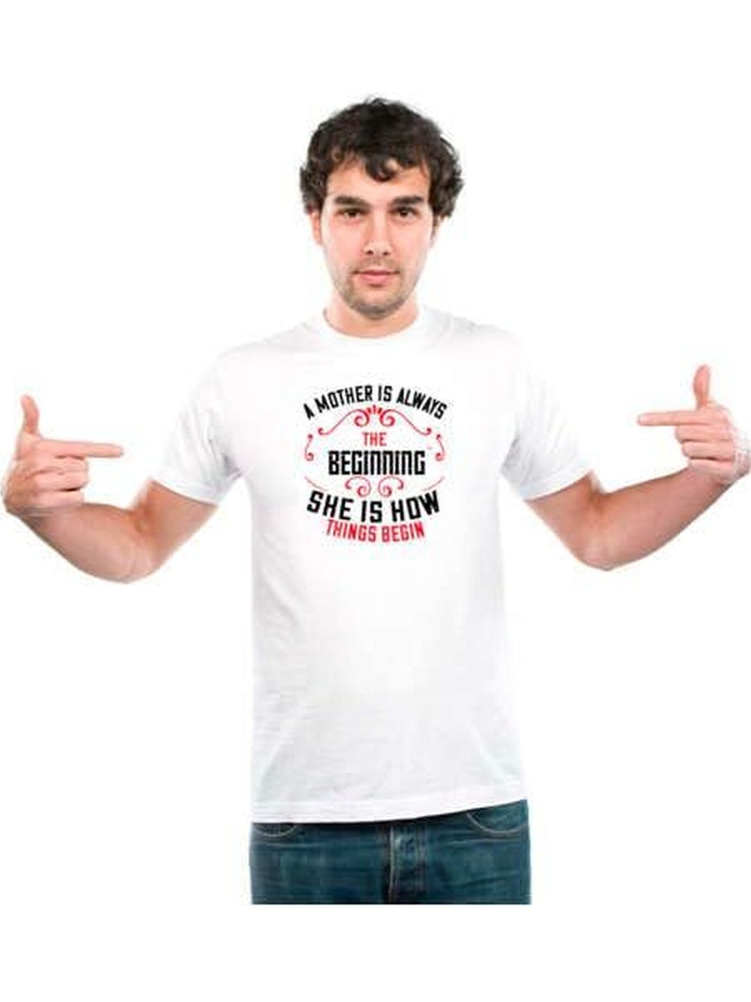 UDNAG Unisex Typography Printed T-shirt