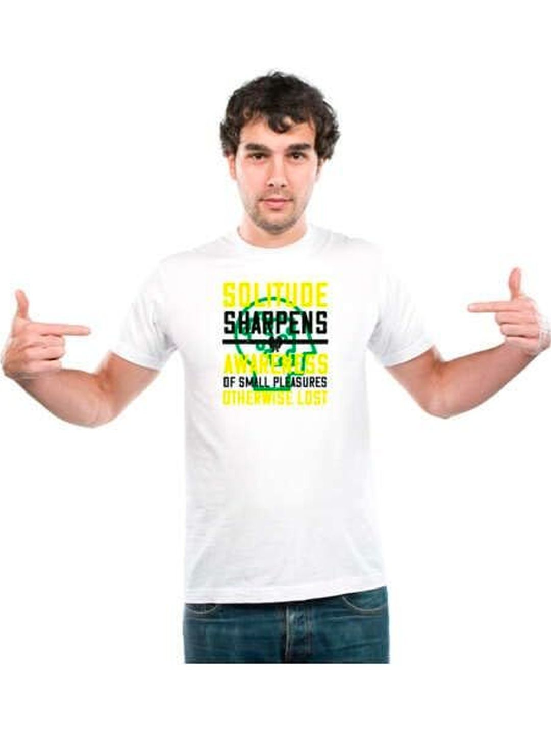 UDNAG Unisex Typography Printed T-shirt