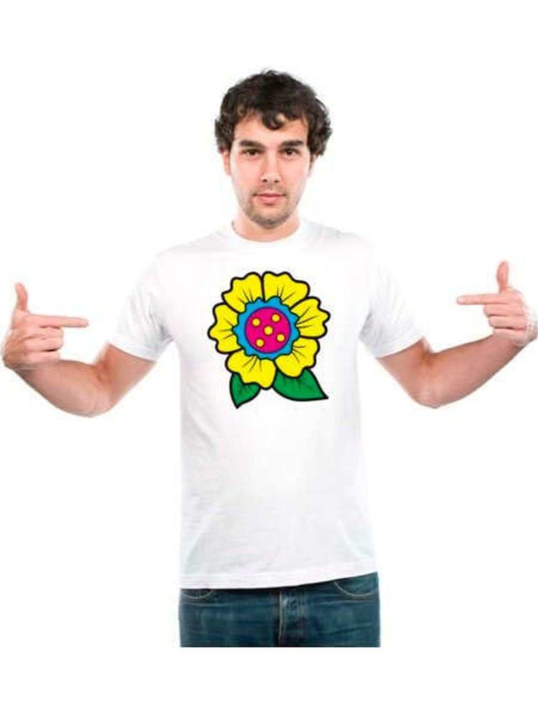 UDNAG Unisex Floral Printed T-shirt