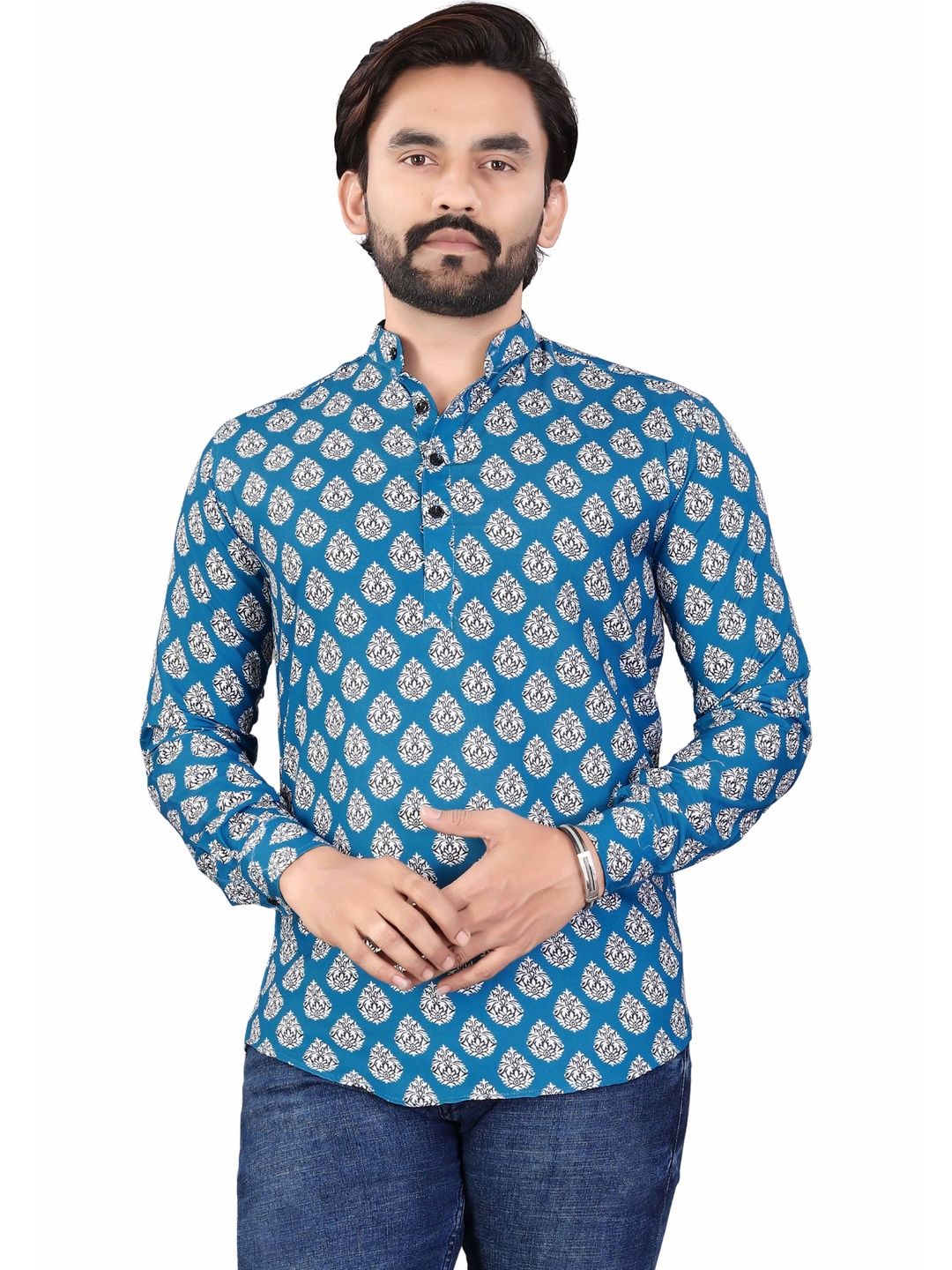 SEDUM SESTRI Men Ethnic Motifs Printed Kurta