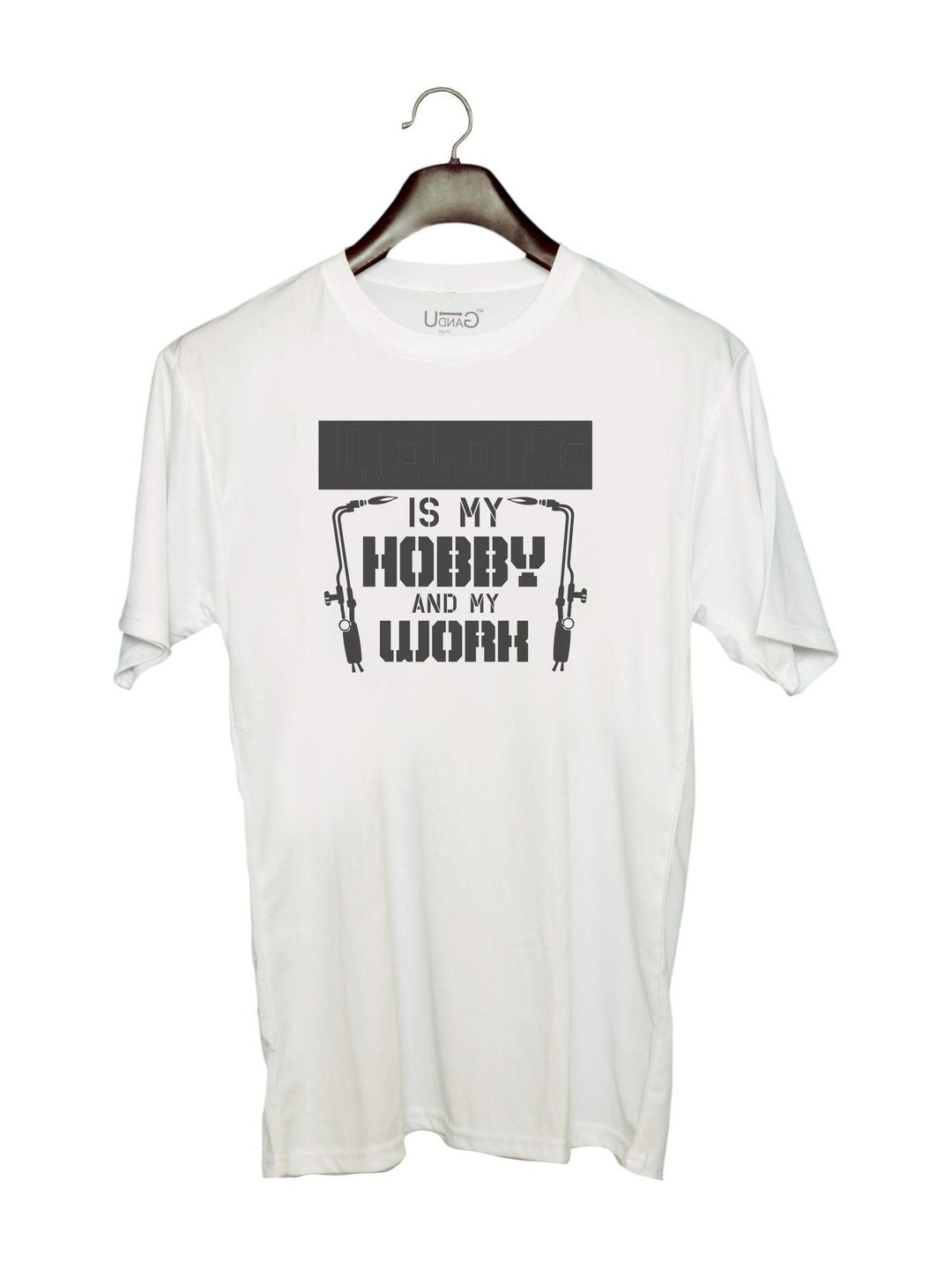 UDNAG Unisex Typography Printed T-shirt