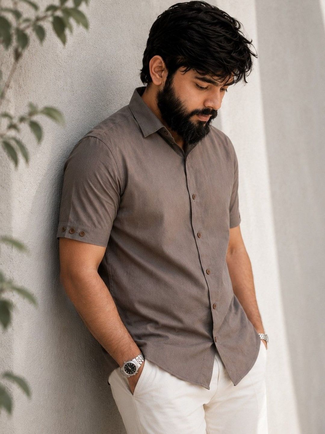 Anneca Men Relaxed Casual Shirt