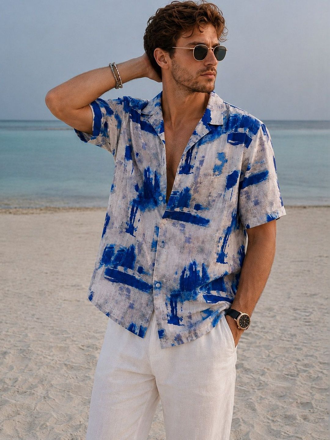 XKIND XKIND Men Standard Printed Casual Shirt