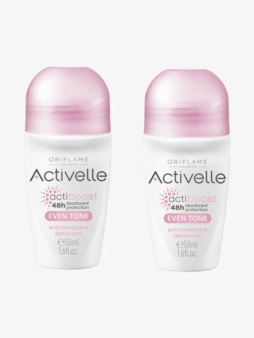Oriflame Sweden Set Of 2 Activelle Even Tone Anti-Perspirant Deodorant - 50 ml Each