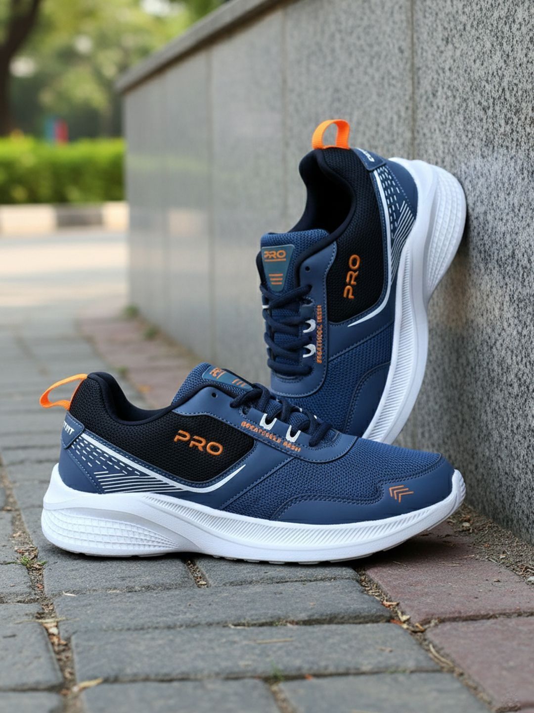 Khadims Men Textile Running Non-Marking Shoes