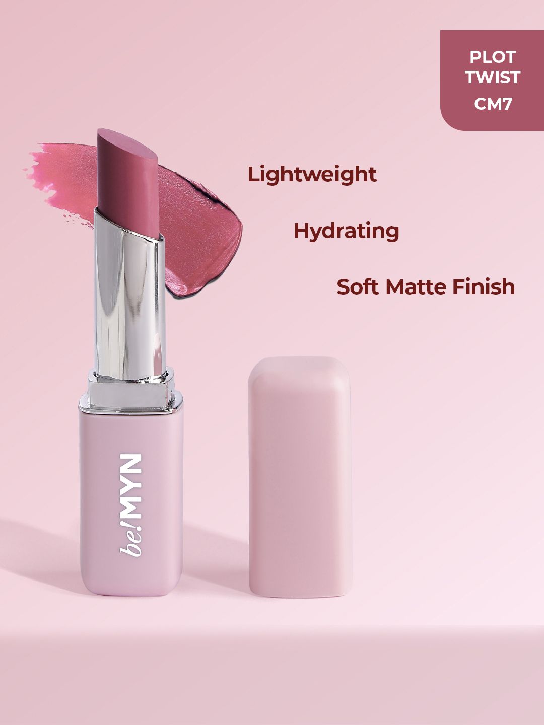 Be!MYN ButterGLYD Creamy Matte Lipstick- Plot Twist