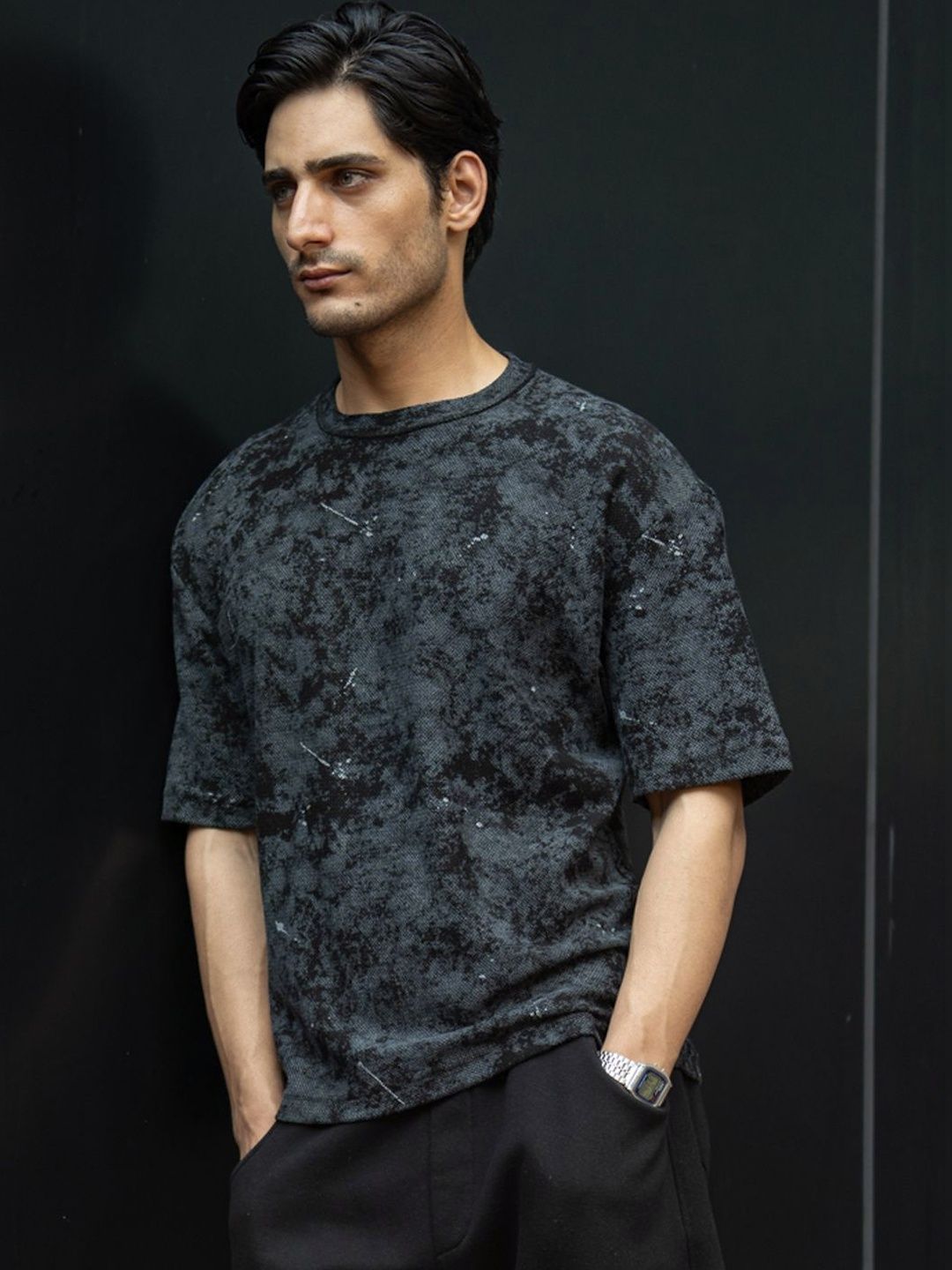 Powerlook Men Printed Boxy T-shirt