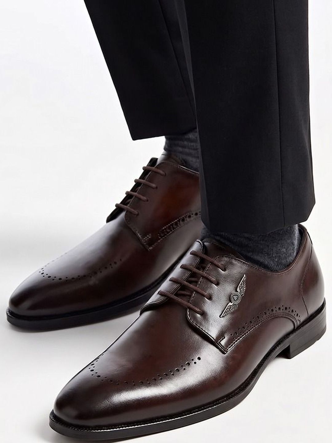 Alberto Torresi Hungary Series 607 Men Round Toe Formal Derbys