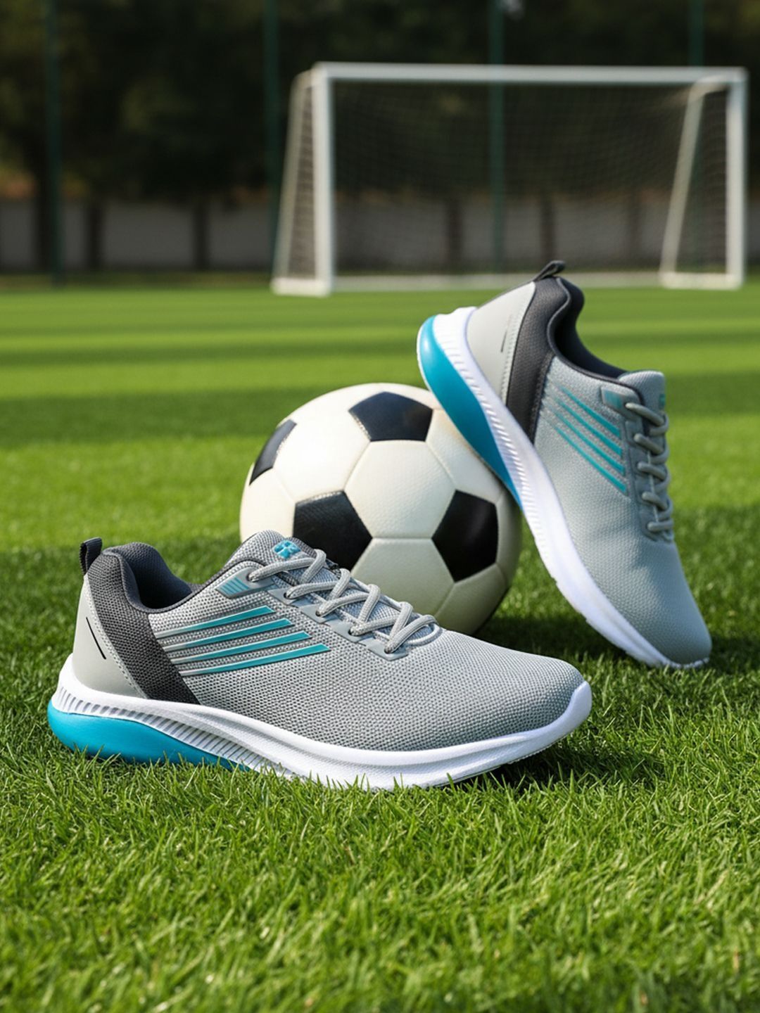 Khadims Men Round Toe Lace-Up Non-Marking Sports Shoes