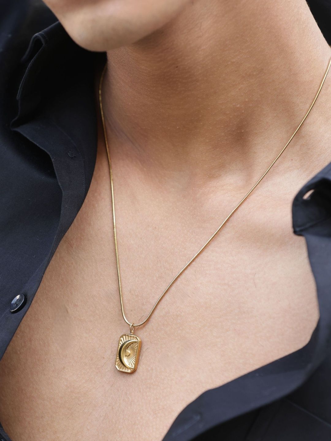 MILLER Men Gold-Plated Necklace